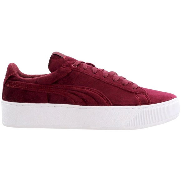 Puma | Shoes | Puma Vikky Platform Vr Bl Sneaker Burgundy Maroon | Poshmark